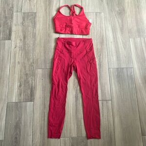 Red lululemon set